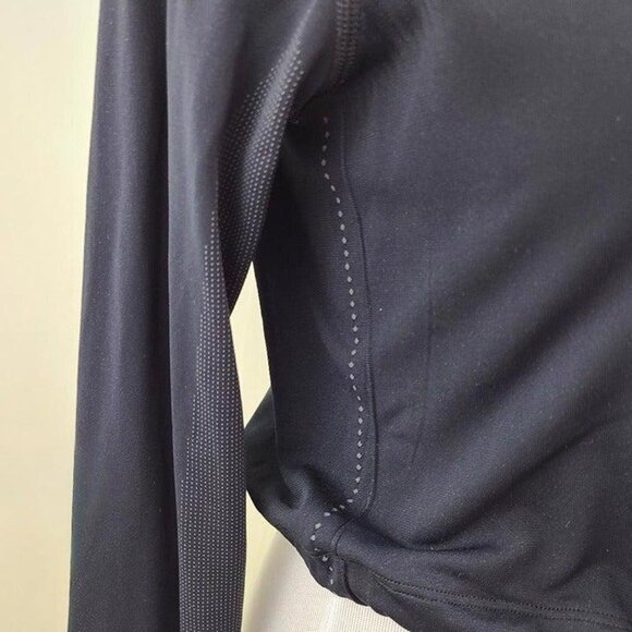 Gymshark Breeze lightweight long sleeve crop top black - Picture 4 of 6